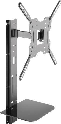 LogiLink BP0048 TV-Wandhalterung in Schwarz, neigbar und schwenkbar, passend für Fernseher von 81,3 cm bis 139,7 cm (32 bis 55 Zoll) - Bild 1