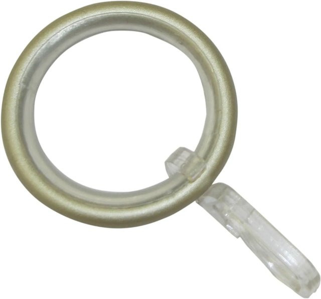 Gardinia Gardinenringe Elba mit Gleiteinlage aus Metall in Champagner/Gold/Beige - Bild 1