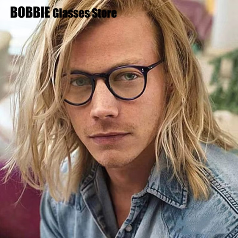 OV 5183 Korrektionsbrille, Acetat, Rund, Vollrand, Unisex, Braun - Bild 2