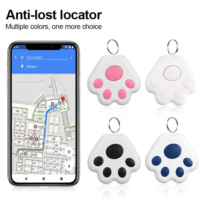 YTYIN Mini GPS-Tracker in Rot mit Bluetooth-Ortung für Haustiere, Schlüssel, Kinder und Taschen – Anti-Verlust-Gerät für iOS und Android - Bild 2