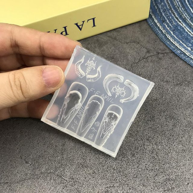 KuZHEN 3D Silikon Form für Nail Art und Nagel Charms - Bild 1