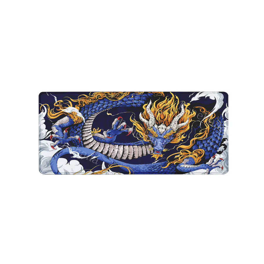 Eenehana Mauspad Dragon Gamer XXL Schreibtischunterlage Multicolor B/T: 90 x 40 cm - Bild 5