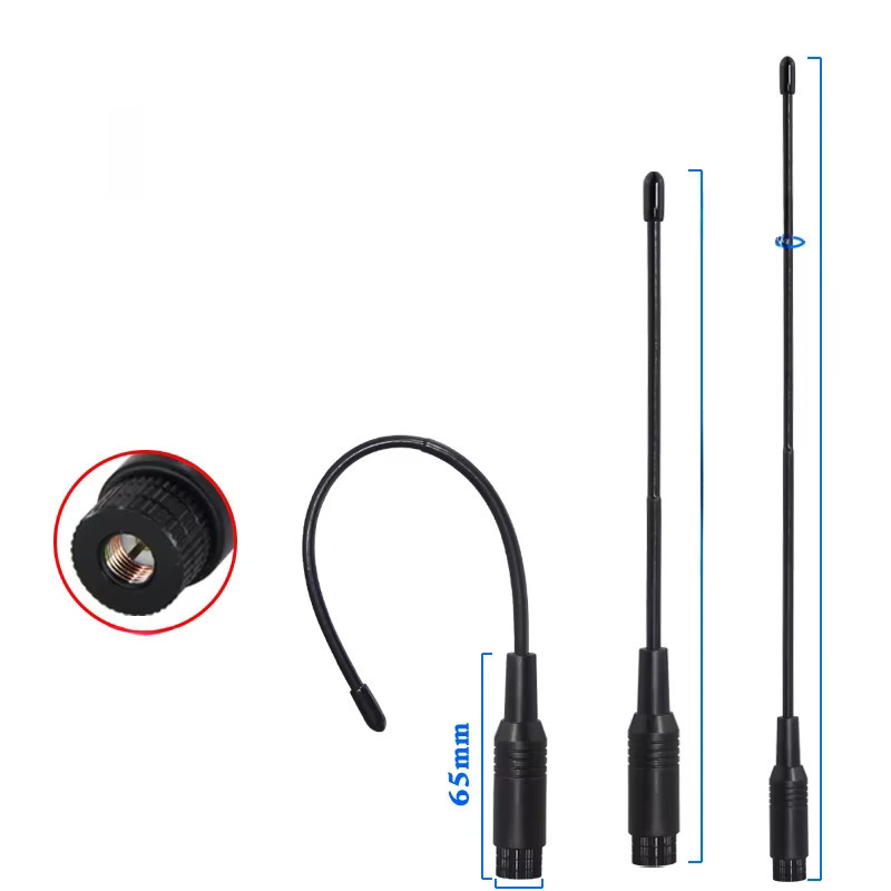 GIZONT Nb-IoT Soft-Antenne 915MHz/900/840/868/902-928 MHz SMA Omnidirektionale Flexible Hochleistungs-Whip-Antenne für UAV Messgeräte Schwarz - Bild 1