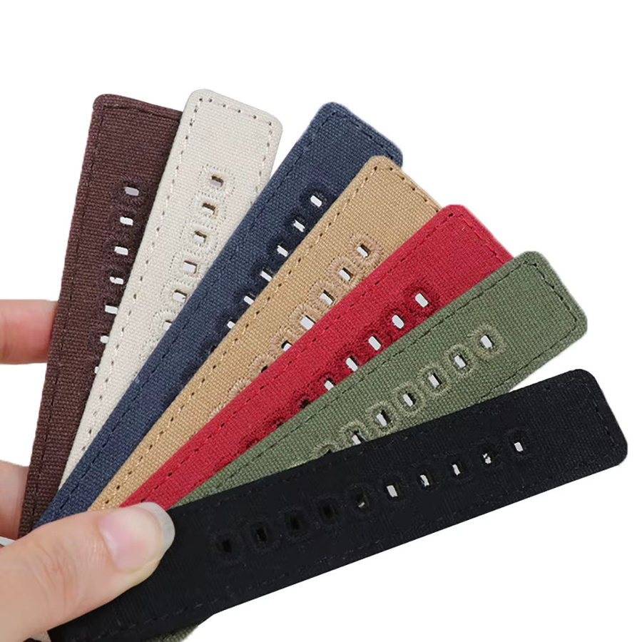 Uhrenarmband Canvas, Schwarz, Unisex - Bild 2
