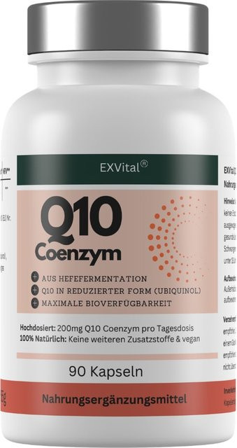 EXVital Q10 Coenzym Kapseln (Ubiquinol), 90 Kapseln - Bild 1