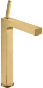 Hansgrohe Axor Citterio Waschtisch-Einhebelmischer in Gold mit Pin-Griff und Pop-up-Abfluss - Bild 1