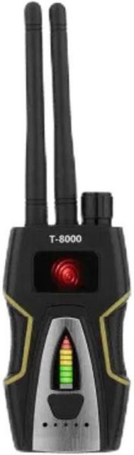 LS VISION T8000 Drahtloser HF-Signaldetektor für GPS und GSM zur Spionageabwehr und Abhörschutz in Silber - Bild 1