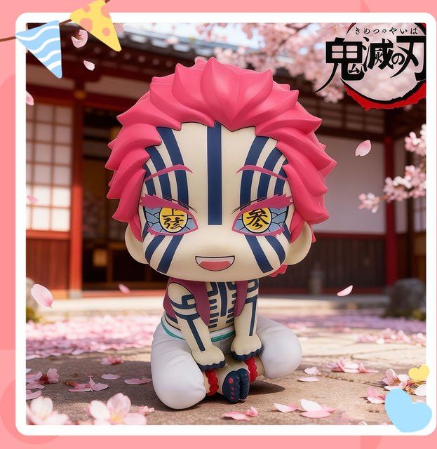 Bandai Demon Slayer Damomaru Anime Figur Q-Version süßes Modell in Weiß - Bild 1
