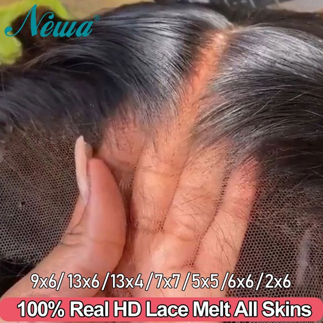 Newa Hair HD-Spitzenfrontteil Echthaar, gewellt und glatt - Bild 1