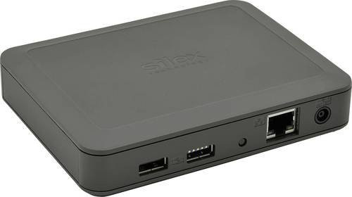 Silex Technology DS-600 Netzwerk USB-Server mit Gigabit LAN und USB 3.2 Gen 1 sowie USB 2.0 in Grau - Bild 1