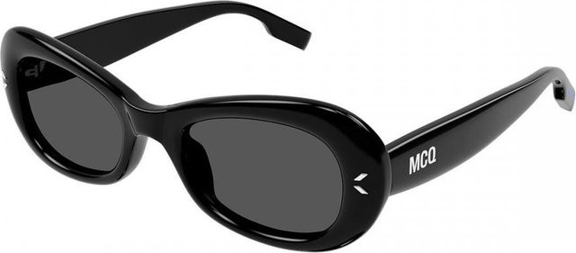 Mcq MQ0385S Sonnenbrille Butterfly, Vollrand, Black, Grey, Unisex, Kunststoff - Bild 1