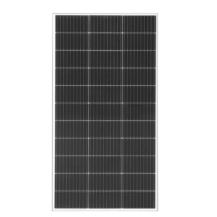 xinpuguang Solarpanel Kit mit 1200 W Leistung, 10 Solarmodule à 120 W inklusive Wechselrichter 110 V/220 V und Kabeln für netzunabhängige Stromversorgung - Bild 1
