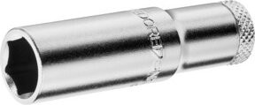 Gedore Steckschlüsseleinsatz 1/4 Zoll lang 6-kant 6 mm silber aus Chrom-Vanadium - Bild 1