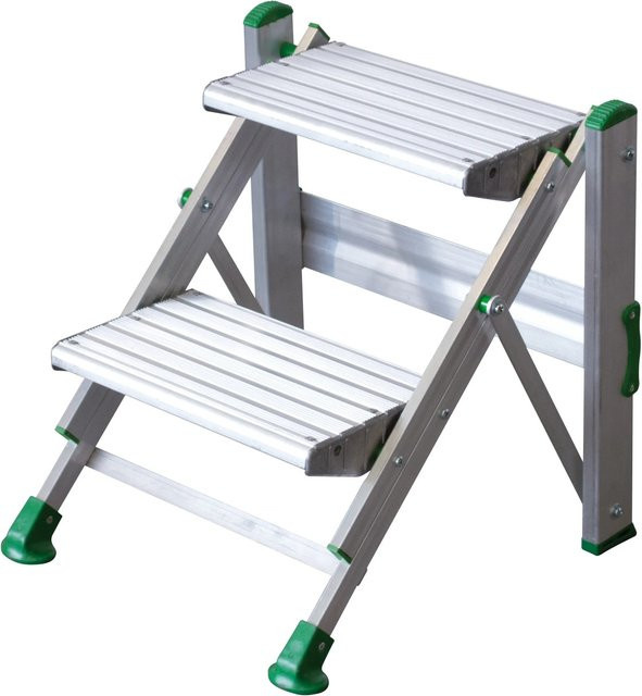 Facal Klapptreppe Plio Aluminium 2 Stufen in Silber - Bild 1