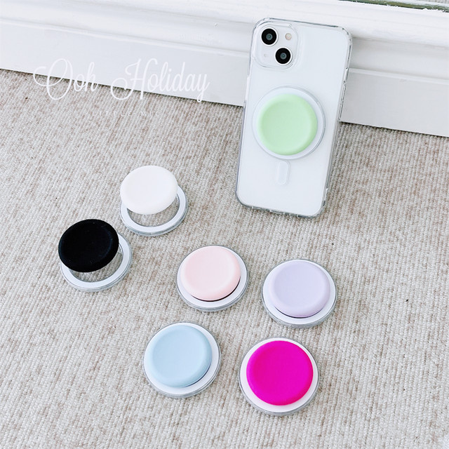 Magnetischer Silikon Telefonhalter JXSFLYE für iPhone 13 14 15 Pro Max in Lila - Bild 1