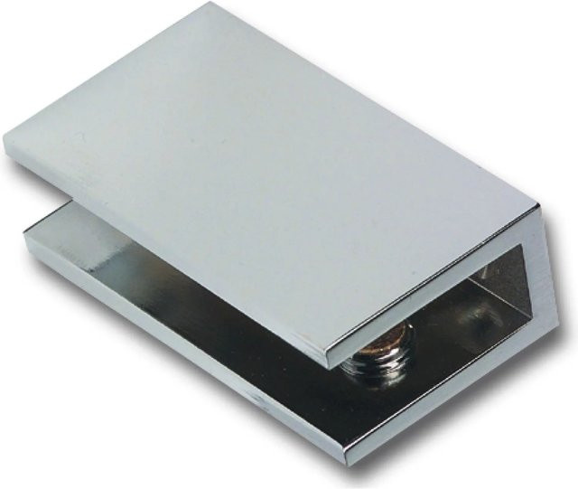 Fonsegrive Umag Glastablar-Klemmträger für Glas 6-8 mm, Breite: 50 mm, Poliert Silber - Bild 1