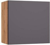 HELD MÖBEL Hängeschrank Tempa in Grau, modern mit Scharniertüren und Regalböden, B/H/T: 60 x 57 x 34 cm - Bild 1
