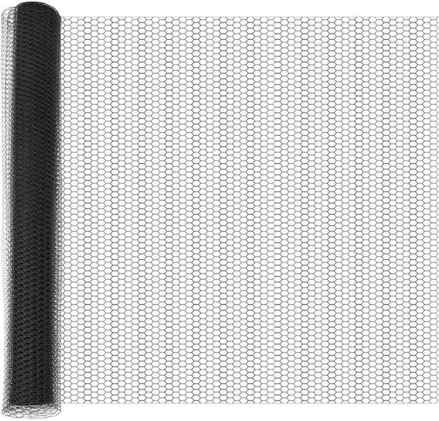 vidaXL Zaunpfosten aus Stahl und PVC in Grau, Höhe: 1,4 m, Breite: 2,7 cm, Tiefe: 3,2 cm - Bild 1
