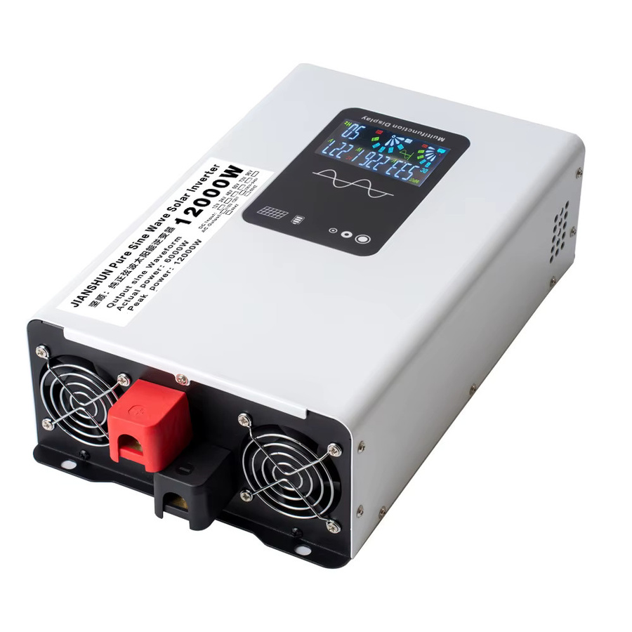 Reiner Sinus-Wechselrichter DC 12V/24V auf 220V Tragbarer Solar-Auto-Wechselrichter Spannungswandler Transformator mit 5000W bis 12000W Leistung - Bild 3