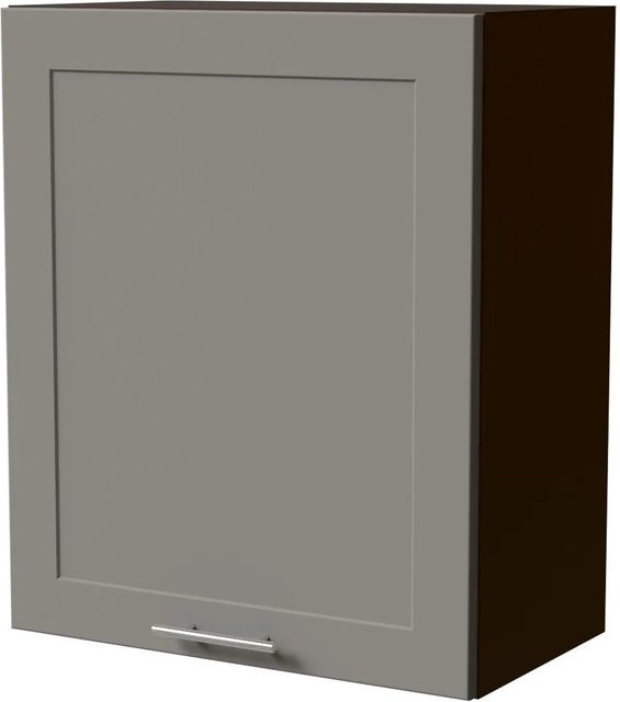 Feldmann-Wohnen Hängeschrank Oslo W2/60 in Lava / Dust Grey Matt mit Soft-Close-Türen, B/T/H: 60 x 32,5 x 72 cm - Bild 1
