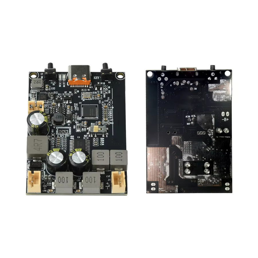 diymore Bluetooth-Verstärkermodul mit TWS-Funktion und Bassverstärkungs-Algorithmus, 2x10W, Typ-C-Schnittstelle, Schwarz - Bild 3