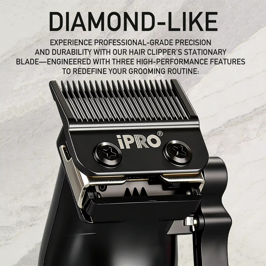 IPRO S1090 Professionelle Haarschneidemaschine, Weiß, Herren - Bild 3