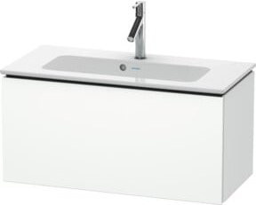 Duravit Waschtischunterschrank Compact L-Cube, weiß matt, wandhängend, B: 82 cm, T: 39,1 cm, H: 40 cm - Bild 1