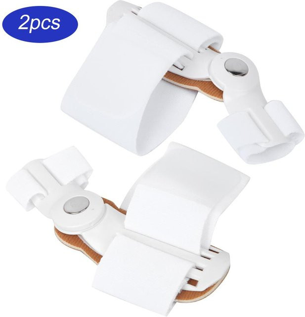 Fishine Zehenspreizer Hallux Valgus Orthese, 2 Stück, Weiß, Unisex - Bild 1