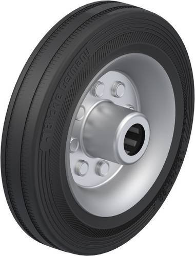 Blickle Schwerlast-Rad 160/20R-EL in Schwarz mit 135 kg Tragfähigkeit und 160 mm Durchmesser - Bild 1