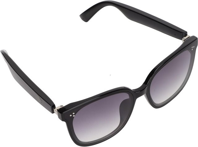 Smarte Brille von Honor Electronics mit halboffenem Kopfhörer, Bluetooth, eingebautem Mikrofon, Fingerberührung und Blaulichtfilterung in Schwarz - Bild 1