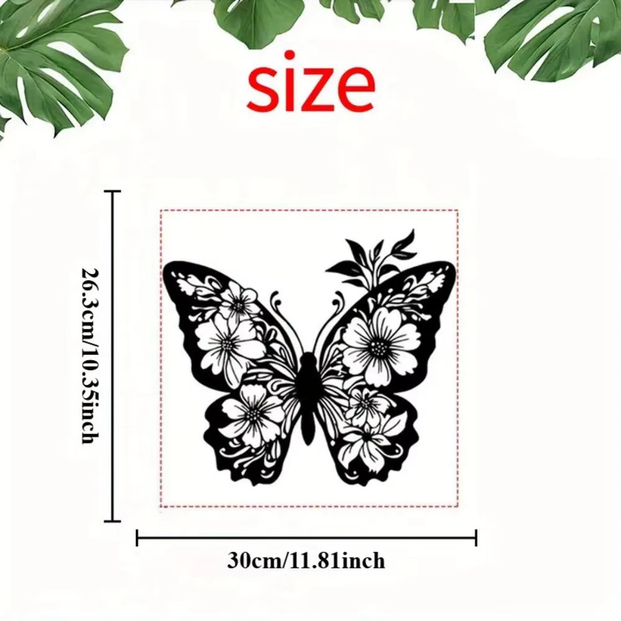 Moderne Wandskulptur Schmetterling von CIFBUY aus Acryl in Schwarz - Bild 3