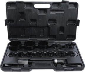 BGS Do it yourself Radlager-Werkzeug-Satz universal 21-tlg. aus gehärtetem Stahl in Schwarz - Bild 1