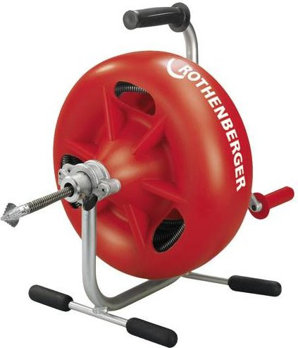 Rothenberger Hand-Rohrreiniger Typ 3S mit 13 mm Spirale in Rot - Bild 1