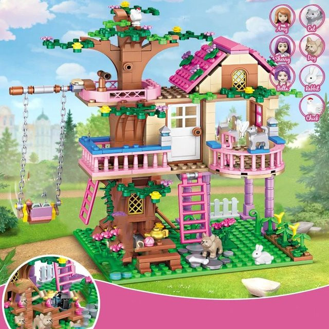 Discover Intime Freunde Stadt Baumhaus Ferienvilla Schloss, Bausteine Sets, ab 14 Jahre - Bild 1