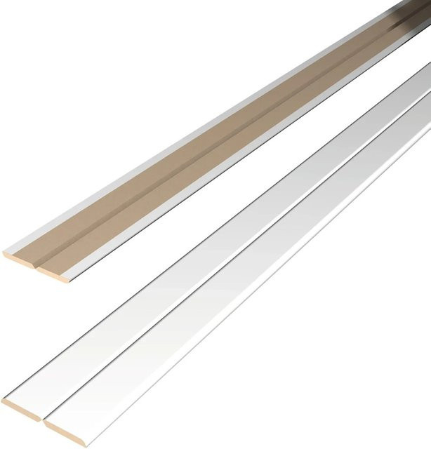 Egger Faltleiste Wandverkleidung Decowall FL201 Weiß 2,4 m - Bild 1