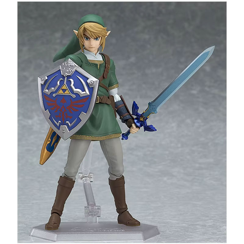 Figma Link Zelda Actionfigur aus Kunststoff, mehrfarbiges Anime Modell für Sammler - Bild 2
