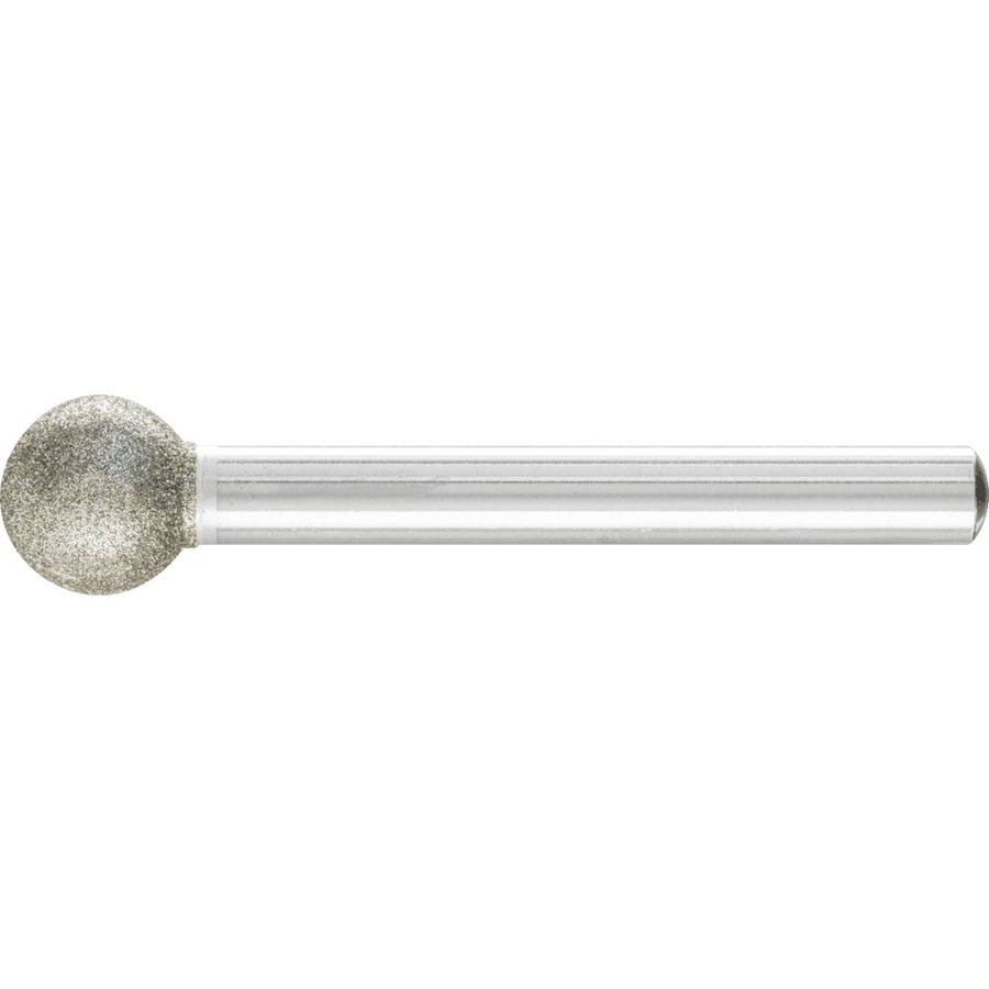 PFERD Diamant-Schleifstift Kugel Silber Durchmesser: 12 mm, Schaft-Durchmesser: 6 mm, Körnung: mittel - Bild 2