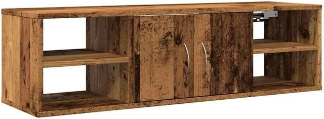 vidaXL Wandschrank in Altholz-Optik, braun, B/H/T: 101 x 30 x 29 cm - Bild 1