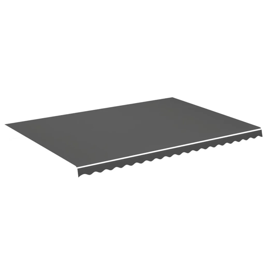 vidaXL Markisenbespannung aus Polyester in Anthrazit B: 500 cm, T: 350 cm - Bild 2