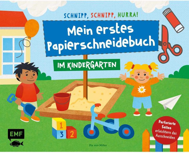 Edition Michael Fischer Schnipp, schnipp, hurra! Mein erstes Papierschneidebuch Kindergarten ab 3 Jahren - Bild 1