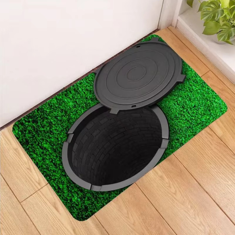 Grasland Druckteppich Multicolor Anti Slip Fußmatte für Küche und Schlafzimmer - Bild 2