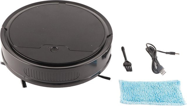 CosyHome Kehrroboter-Staubsauger mit APP-Steuerung, 400 ml Staubbehälter, Schwarz - Bild 1