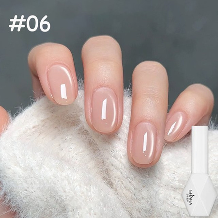 SHAKA Nagellack, Nude, Transparent