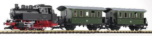 Piko Start-Set Dampflok BR 80 mit 2 Personenwagen der DR Modell G 37125G - Bild 1