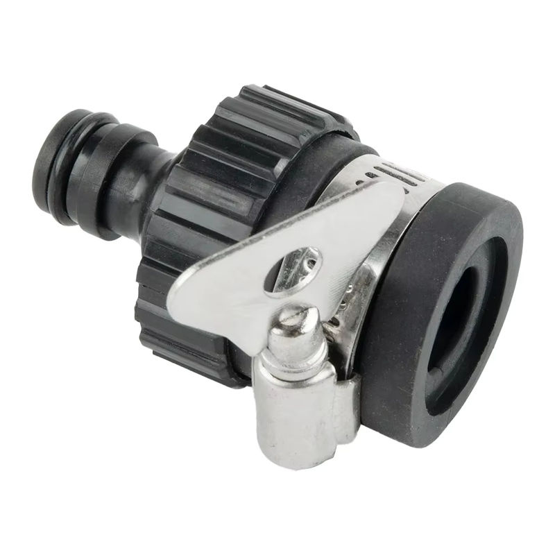 Schlauchverbinder für Gartenwasserhähne Schwarz, passend für Durchmesser 18-24 mm - Bild 7