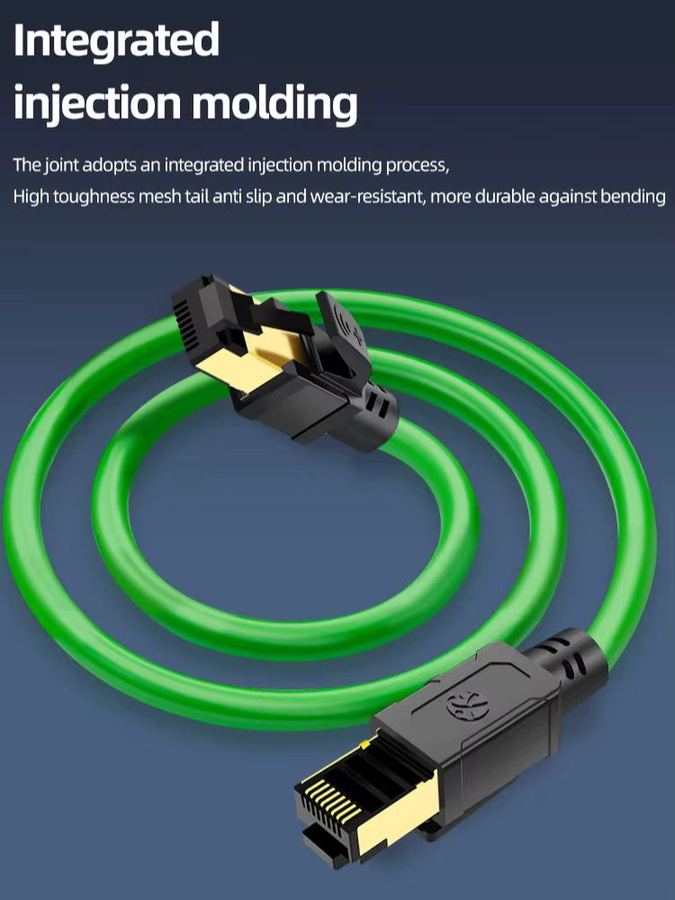 BYXGD Industrielles Ethernet-Kabel Cat6a, doppelt geschirmt, 100 m, ölbeständig und UV-beständig, für PROFINET, EtherCAT und Siemens PLC/POE - Bild 6