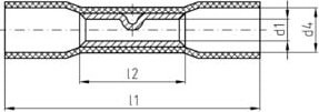 Intercable Stoßverbinder ICIQ1WSV rot für 0,5-1qmm - Bild 1