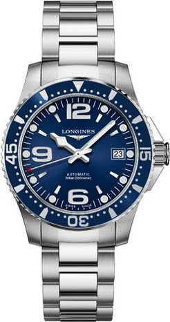Longines Armbanduhr Automatik, Edelstahl, 39 mm, Blau, Herren - Bild 1