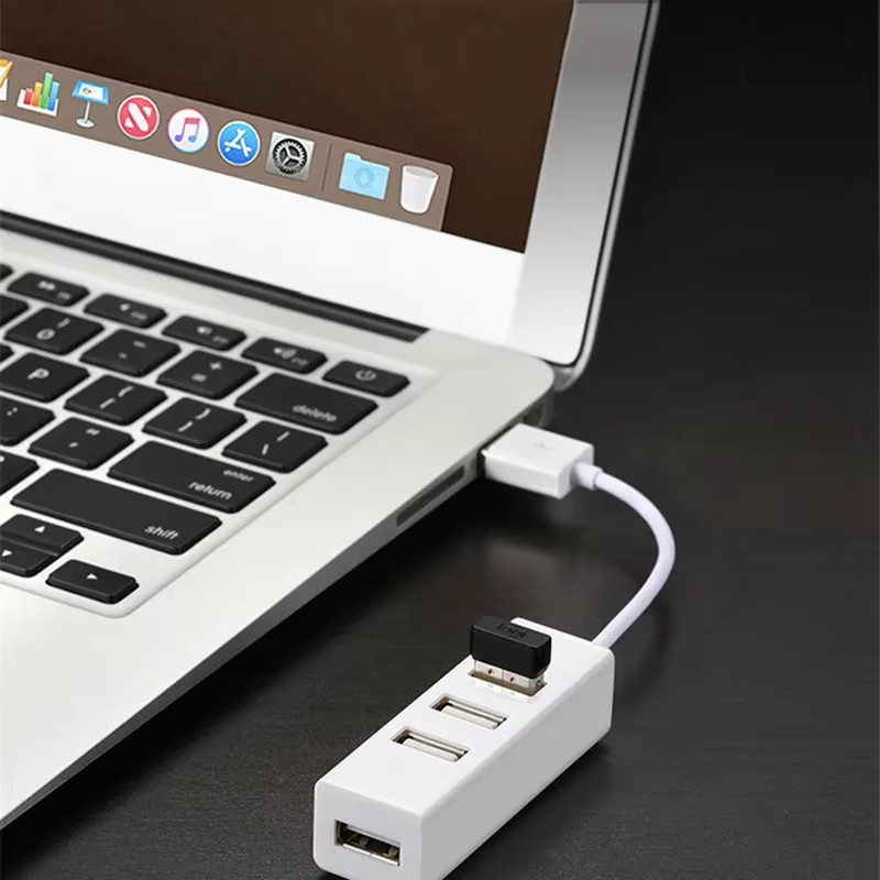 BalanceFit USB-Hub 3.0 mit 4 Ports als USB-Splitter und Multi-Expander für MacBook, Laptop, Surface Pro, PS4 und PC in Schwarz oder Weiß - Bild 2
