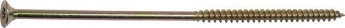 GECCO Spanplattenschrauben mit Torx-Antrieb, goldfarben, 100 Stück, Durchmesser: 6 mm, Länge: 180 mm - Bild 1